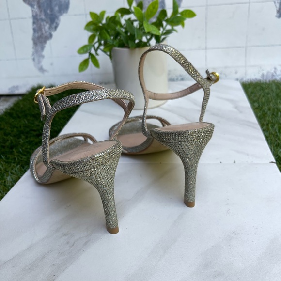 Stuart Weitzman Starla Metallic sandals size 5.5 - Picture 6 of 13